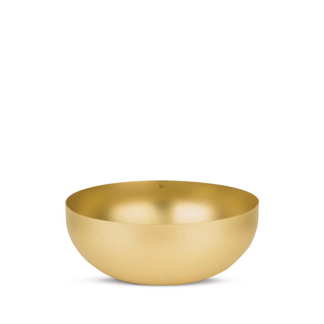 CESTINO ROTONDO IN OTTONE CM 2 9 DECORO RILIEVO ALESSI