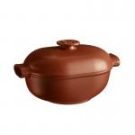 COCOTTE OVALE CM 30 SIENNA RED INDUZIONE EMILE HENRY